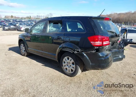 2015 Dodge Journey American Value Pkg z USA, uszkodzony, nr VIN 3C4PDCAB5FT654802